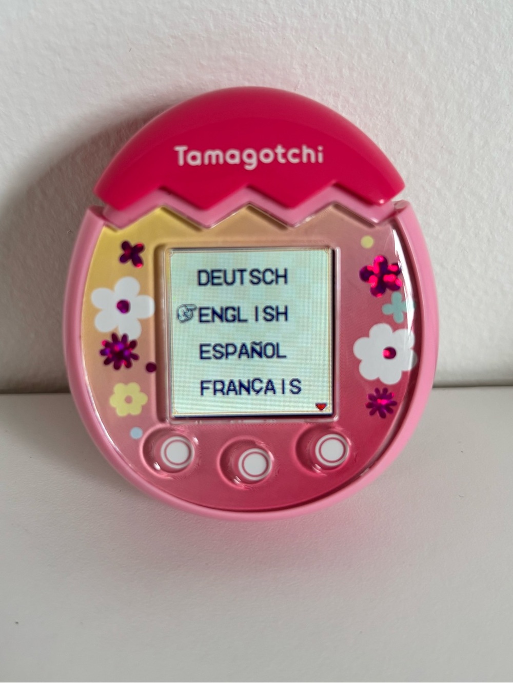 Bandai Pink Floral Tamagotchi Pix 2020 Virtual Pet with Camera - Picture 2 of 9